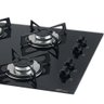Cooktop a Gás Fischer 4 Bocas com Mesa de Vidro Preto – Bivolt - 2