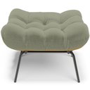 Ver imagem 4 de Poltrona Costela L02 com Puff Sala de Estar Bouclê Oliva - Lyam Decor