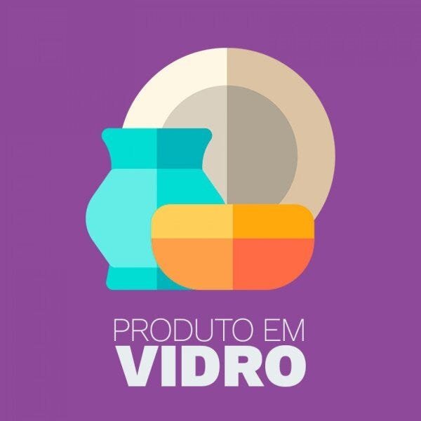 Vaso Vidro Little Squares 14cm x 15cm Urban - 2