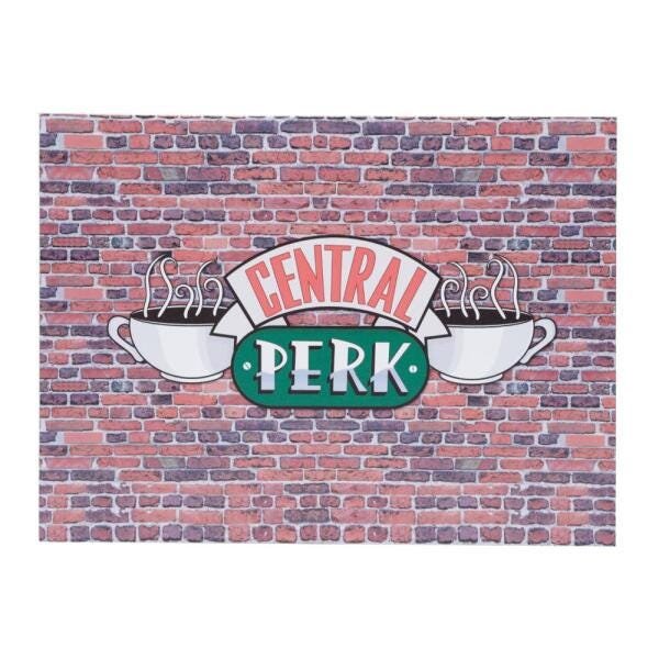 TELA FRIENDS CENTRAL PERK LOGO COLORIDO 40x1,5x30 cm - 1