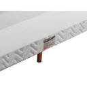 Ver imagem 3 de Cama Box Base C/auxiliar Universal Solteiro Tecido Bordado White (88x188x30) - Paropas