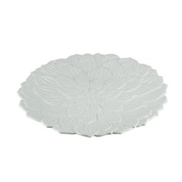 SOUSPLAT PORCELANA DAISY BRANCO 33cm - 3