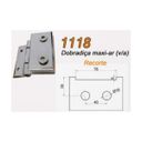 Ver imagem 3 de Kit com 2 un 1118 - Dobradiça maxim-ar para vidro alvenaria