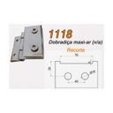 Ver imagem 3 de Kit com 2 un 1118 - Dobradiça maxim-ar para vidro alvenaria