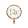 Espelho Moldura Plástico e Gancho True Love 12,5x3,5x16 - 1