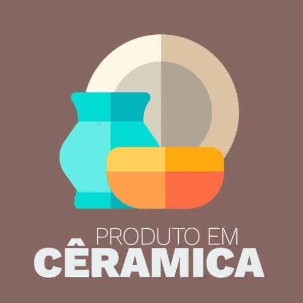 Potiche de Cerâmica Round Top Bird 10cm x 12,8cm Urban - 2