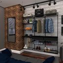 Ver imagem 2 de Prateleira Closet Smart Black Preto 900X400Mm