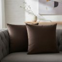 Ver mais imagens de Kit 02 Capas Almofada Suede Sortido Veludo Sala: Marrom