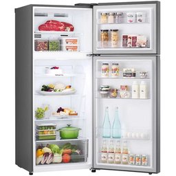 Geladeira Refrigerador Lg 395l Frost Free Inox - 127v - 7