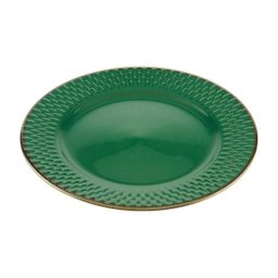 PRATO WOLFF SOBREMESA PORCELANA DROPS VERDE 20cm - 2