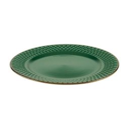 PRATO WOLFF SOBREMESA PORCELANA DROPS VERDE 20cm - 3