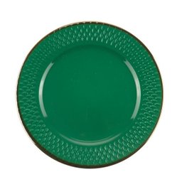 PRATO WOLFF SOBREMESA PORCELANA DROPS VERDE 20cm - 1