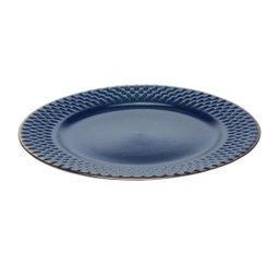 PRATO SOBREMESA PORCELANA DROPS AZUL 20cm - 3