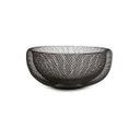 Ver imagem 1 de Centro de Mesa Aramado Preto em Metal 14,5X28,5cm - Mart