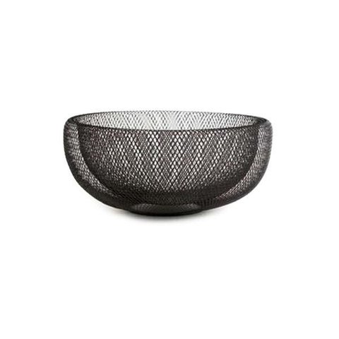 Centro de Mesa Aramado Preto em Metal 14,5X28,5cm - Mart