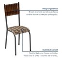 Ver imagem 7 de Conjunto Sala de Jantar 4 Cadeiras Madeira Maciça Ripada Mariana Prata/Freijó