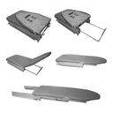 Ver imagem 5 de Tábua de Passar Roupas Embutir Dobrável Cinza Base