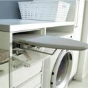 Ver imagem 3 de Tábua de Passar Roupas Embutir Dobrável Cinza Base