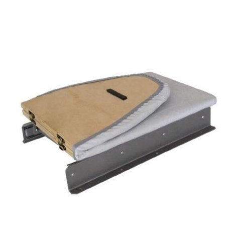 Tábua de Passar Roupas Embutir Dobrável Cinza Base