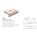 Ver imagem 6 de Tábua de Passar Roupas Embutir Dobrável Cinza Base