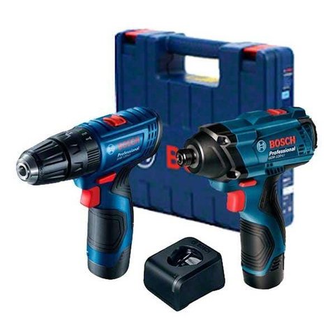 Combo Furadeira/ Chave de Impacto 12V GSR 120-LI + GDR 120-LI - Bosch