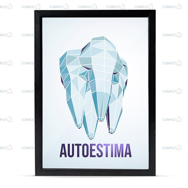 Quadros Odontologia Saúde Autoestima Bem-estar Com Vidro - 5