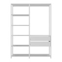 Ver imagem 4 de Estante Livreiro Modular 135cm 2 Peças com 2 Gavetas Multimóveis Mp6029
