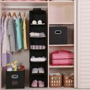 Ver imagem 6 de Organizador 6 Prateleiras 120cm Guarda Roupa Divisorias Grande Sapateira Closet Armario Cabide