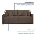 Ver imagem 7 de Sofá Cama Retrátil e Reclinável 180cm Júlia