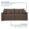 Sofá Cama Retrátil e Reclinável 180cm Júlia - 5
