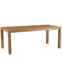 Ver imagem 1 de Mesa Sala de Jantar Cozinha Dumai 220cm Madeira Maciça Acácia Escovado - Gran Belo