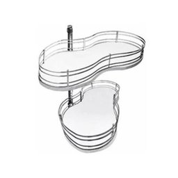 Prateleira Articulada para Canto Cromada 740x600x340mm (25kg) - Schmitt - 2