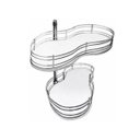 Ver imagem 2 de Prateleira Articulada para Canto Cromada 740x600x340mm (25kg) - Schmitt