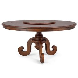 Mesa Redonda Sala de Jantar 8 Lugares Mariah 160cm com Prato Giratório Canela - Gran Belo - 1 Mesa Redonda Sala de Jantar 8 Lugares Mariah 160cm com Prato Giratório Canela - Gran Belo - 1