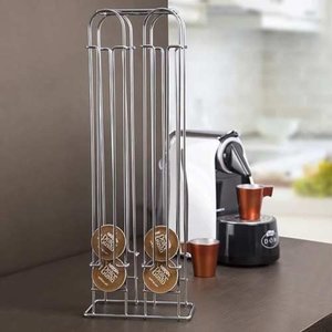 Porta Cápsulas Dolce Gusto Cromado para 32 Capsulas Jomer 2100