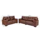 Ver imagem 6 de Sofá Julia Conjunto 2 e 3 Lugares Courissimo Pinhão 849 Clássico Império Estofados