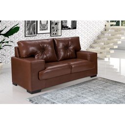 Sofá Julia Conjunto 2 e 3 Lugares Courissimo Pinhão 849 Clássico Império Estofados - 3