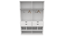 Ver imagem 2 de Armário Arara Gaveta Sabrina M16 (closet Gaveta)