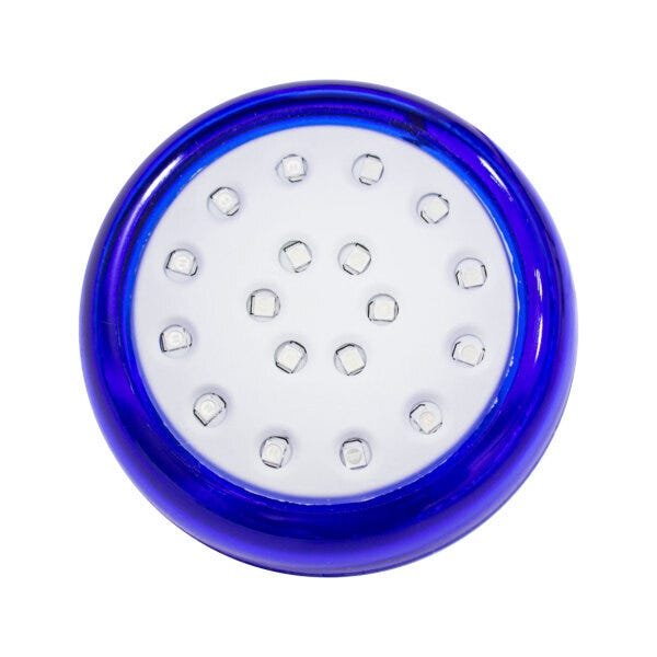 Kit 2x Luminária Piscina Led Smd Ø80mm 18w Luz Azul Acabamento Azul St1088 - 1