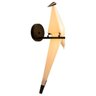 Arandela Perch Bird Pássaro Origami Preto Led 6w St1760 - 1