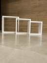 Ver imagem 3 de Nicho Decorativo Kit 3 Unidades Branco