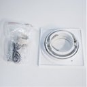 Ver imagem 4 de kit 3 Spot embutir rente orientável alumínio injetado + 3 Led dicróica GU10 MR16 6w 3000k STL74