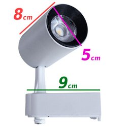 Trilho Eletrificado 1M + 4 Spots 7W 4000K Bivolt Branco St495 - 3