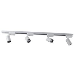 Trilho Eletrificado 1M + 4 Spots 7W 4000K Bivolt Branco St495 - 1