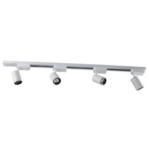 Trilho Eletrificado 1M + 4 Spots 7W 4000K Bivolt Branco St495