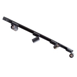 Trilho Eletrificado 1M + 4 Spots 7W 4000K Bivolt Preto St495 - 2