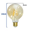 Ver imagem 2 de Lâmpada bola filamento led 4w 2200k vintage retro bivolt G95 ST431