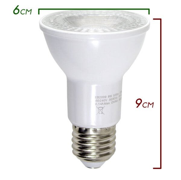 Trilho Eletrificado 1M+ 4 Spot Branco + 4 LED Par20 Branco Frio St335 - 6