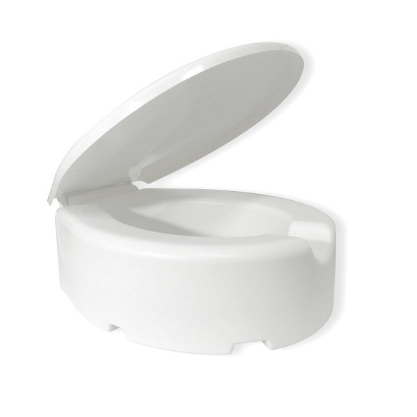 Assento Sanitário Elevado 13cm Oval Convencional Branco Cipla