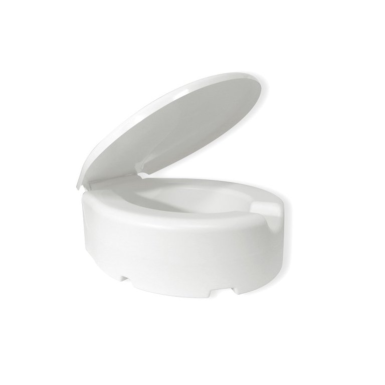 Assento Sanitário Elevado 13cm Oval Convencional Branco Cipla